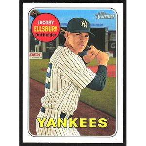 2018 Topps Heritage #27 Jacoby Ellsbury