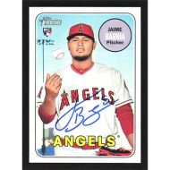 2018 Topps Heritage #593 Jaime Barria Autographed