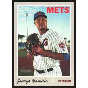2019 Topps Heritage #559 Jeurys Familia