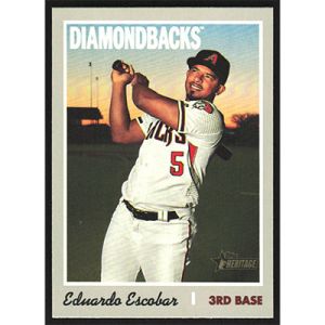 2019 Topps Heritage #589 Eduardo Escobar