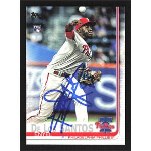 2019 Topps #291 Enyel De Los Santos Autographed
