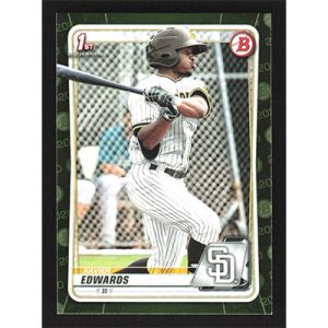 2020 Bowman Prospects Camo #BP-10 Xavier Edwards