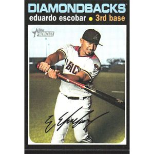 2020 Topps Heritage #474 Eduardo Escobar SP