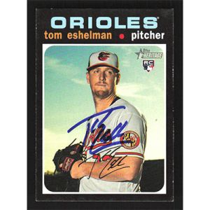 2020 Topps Heritage #531 Tom Eshelman Autographed