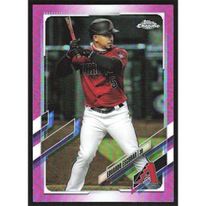 2021 Topps Chrome Pink Refractors #73 Eduardo Escobar