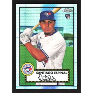 2021 Topps Chrome Platinum Anniversary Prism Refractors #96 Santiago Espinal