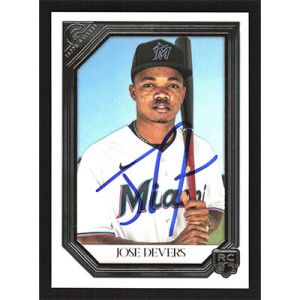 2021 Topps Gallery #79 Jose Devers Autographed