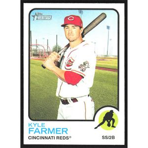 2022 Topps Heritage #107 Kyle Farmer