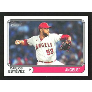 2023 Topps Heritage #702 Carlos Estevez SP