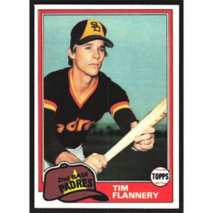1981 Topps #579 Tim Flannery
