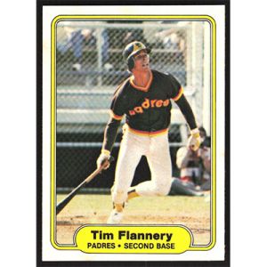 1982 Fleer #572 Tim Flannery