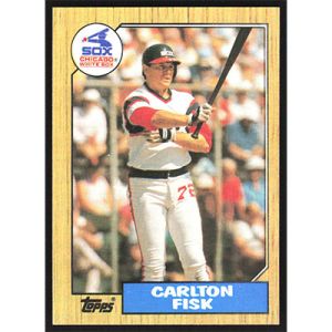 1987 Topps #756 Carlton Fisk