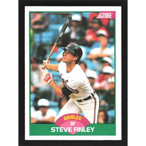 1989 Score Rookie/Traded #95T Steve Finley