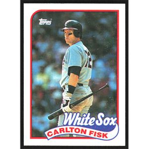 1989 Topps #695 Carlton Fisk