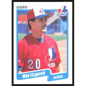 1990 Fleer #343 Mike Fitzgerald