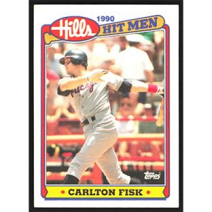 1990 Topps Hills Hit Men #29 Carlton Fisk