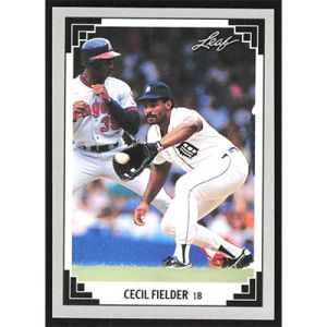 1991 Leaf #106 Cecil Fielder