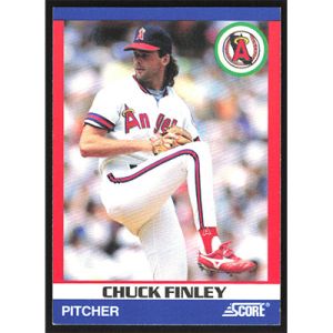 1991 Score 100 Superstars #90 Chuck Finley