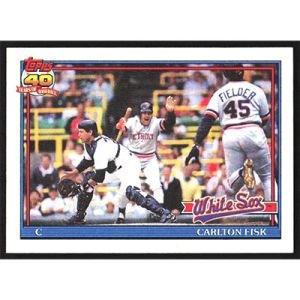 1991 Topps #170 Carlton Fisk
