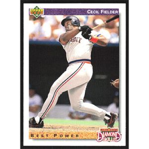 1992 Upper Deck #647 Cecil Fielder Diamond Skills