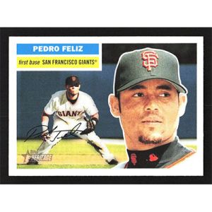 2005 Topps Heritage #256 Pedro Feliz
