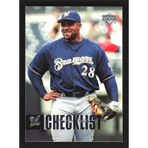 2006 Upper Deck #1236 Prince Fielder SP - Team Checklist