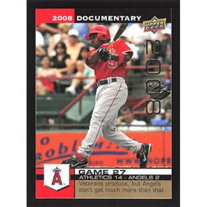 2008 Upper Deck Documentary Gold #607 Chone Figgins