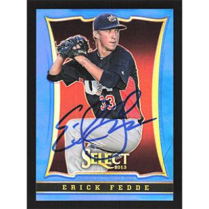 2013 Select Preview USA Baseball Blue Prizms #13 Erick Fedde Autographed