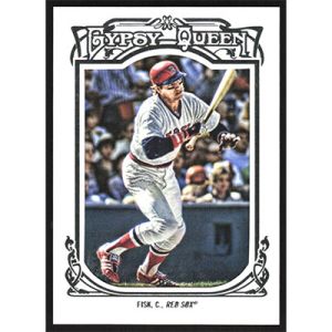 2013 Topps Gypsy Queen Framed White #130 Carlton Fisk