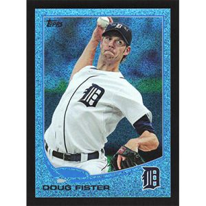 2013 Topps Silver Slate Blue Sparkle Wrapper Redemption #258 Doug Fister