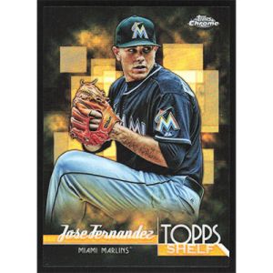 2014 Topps Chrome Topps Shelf Refractors #TS-JF Jose Fernandez