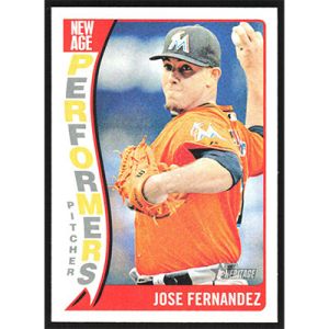 2014 Topps Heritage New Age Performers #NAP-JF Jose Fernandez