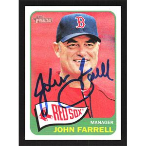 2014 Topps Heritage #251 John Farrell Autographed
