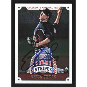 2015 USA Baseball Stars & Stripes Longevity Retail Gold #38 Erick Fedde Autographed