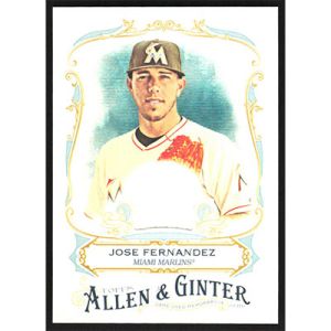 2016 Topps Allen & Ginter Relics #FSRA-JF Jose Fernandez Jersey