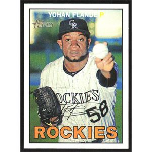 2016 Topps Heritage #298 Yohan Flande