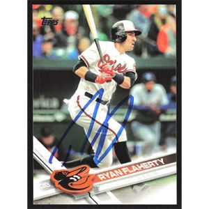 2017 Topps #314 Ryan Flaherty Autographed