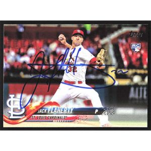 2018 Topps #93 Jack Flaherty Autographed