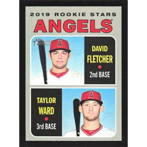 2019 Topps Heritage #74 D. Fletcher/T. Ward Rookie Stars