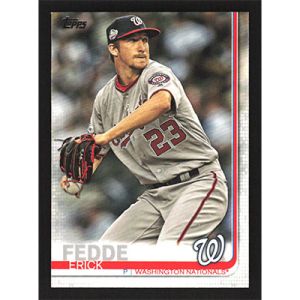 2019 Topps #398 Erick Fedde