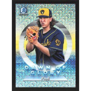 2020 Bowman Chrome Mega Box Dawn of Glory Refractors #DG-7 Dylan File
