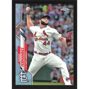 2020 Topps Chrome Refractors #162 Junior Fernandez