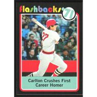 2020 Topps Heritage Baseball Flashbacks #BF-9 Carlton Fisk