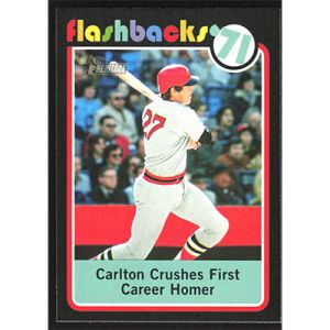 2020 Topps Heritage Baseball Flashbacks #BF-9 Carlton Fisk