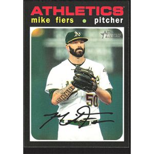 2020 Topps Heritage #228 Mike Fiers