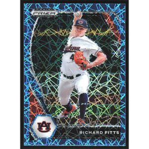 2021 Panini Prizm Draft Picks Carolina Blue Velocity #PDP183 Richard Fitts
