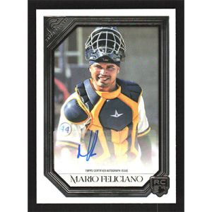 2021 Topps Gallery Rookie Autographs #RA-MF Mario Feliciano Autographed