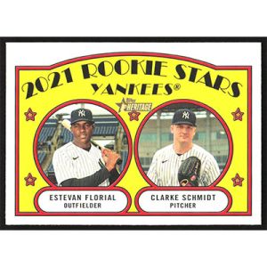 2021 Topps Heritage #158 E. Florial/C. Schmidt Rookie Stars