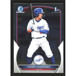 2023 Bowman Chrome Prospects #BCP-138 Yeiner Fernandez