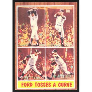 1962 Topps #315 Whitey Ford In Action